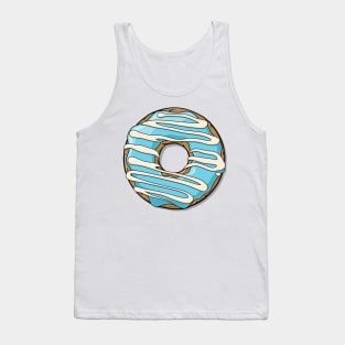 Blue Donut, Doughnut, Icing, Frosting, Glaze Tank Top